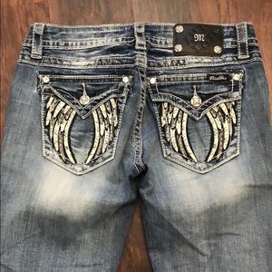 Miss Me Ange Wing Bootcut Jeans
